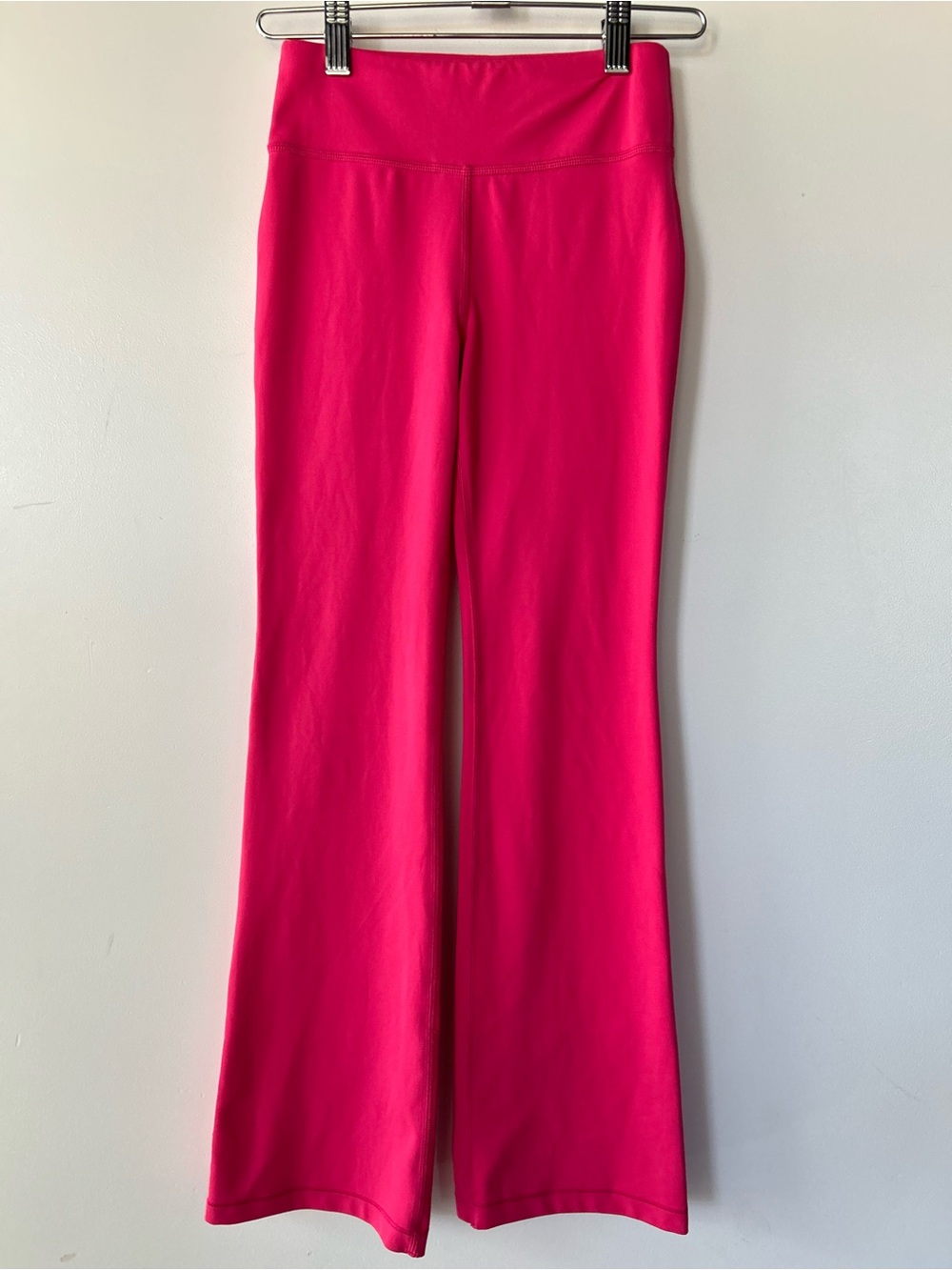 ATHLETA GIRL HIGH RISE CHIT CHAT FLARE PANT HOT PINK